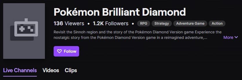 Twitch users are already streaming Pokémon Brilliant Diamond & Shining  Pearl