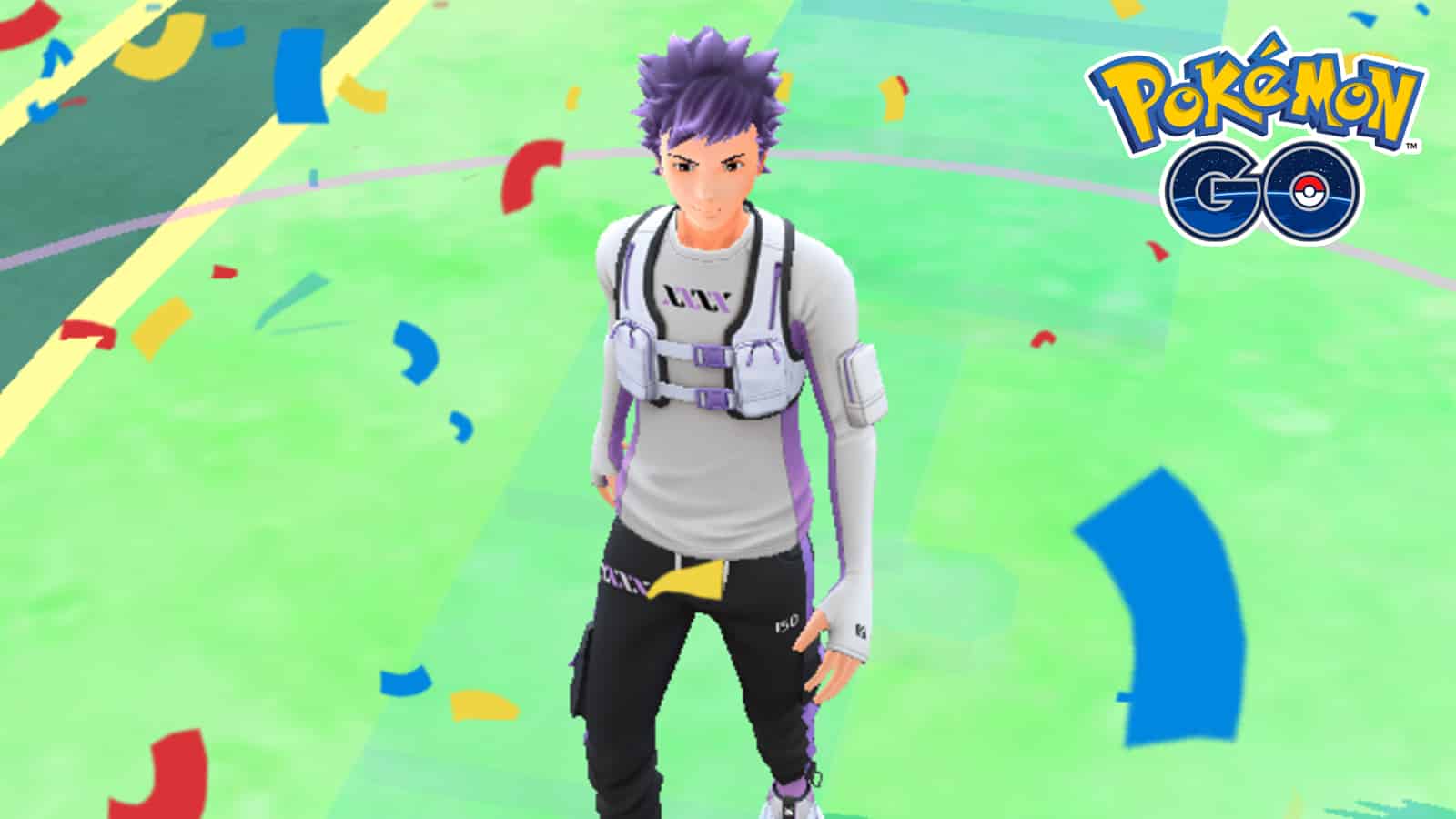 Confetti falling from the sky in Pokemon GO