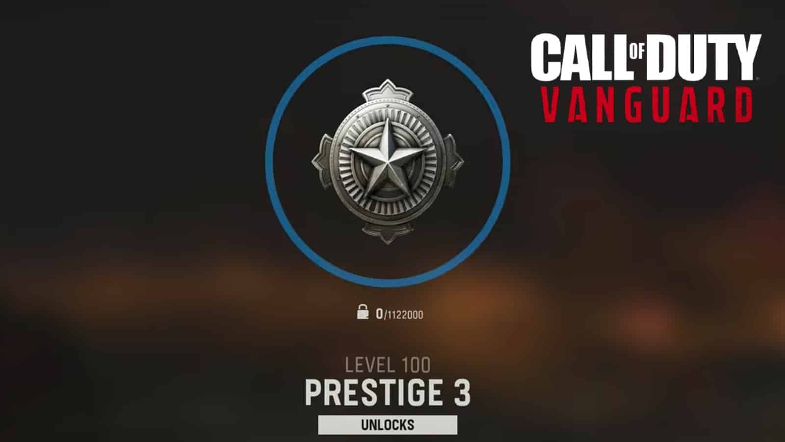 Call of Duty Vanguard 3rd prestige Silver Star icon