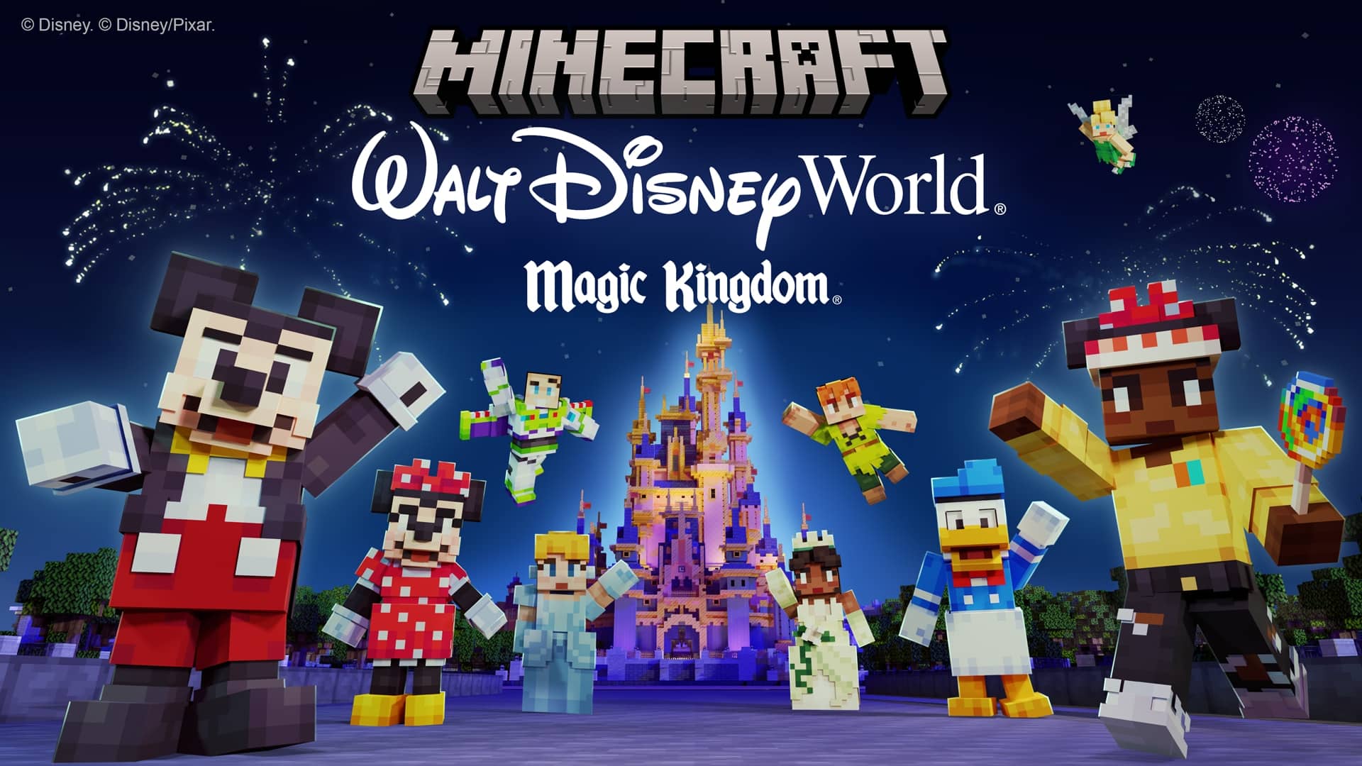 Minecraft Walt Disney Magic Kingdom