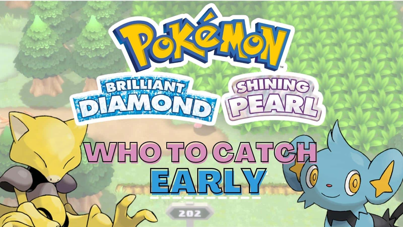 Following Pokemon Early+Anywhere [Pokemon Brilliant Diamond and