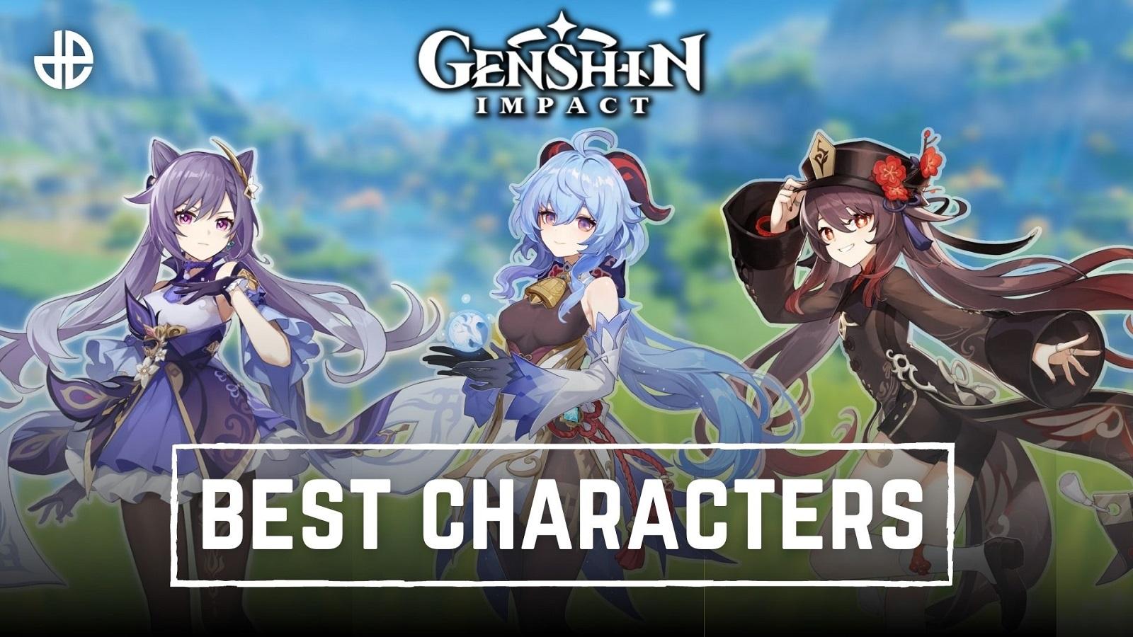 A character tier list Genshin Impact