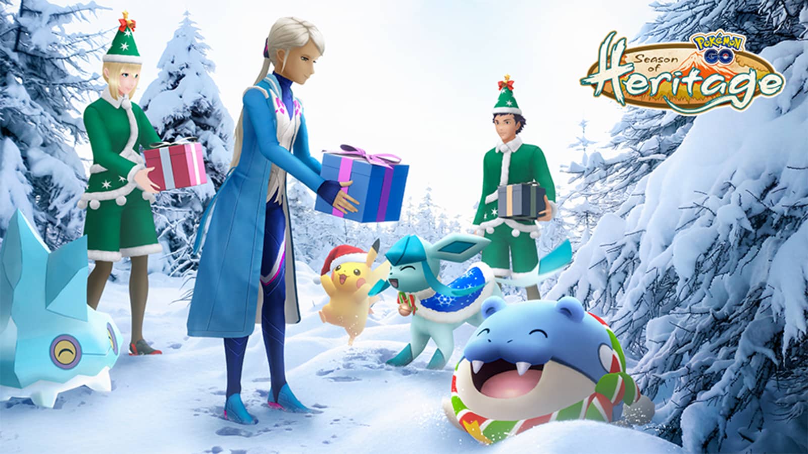 A poster for Pokemon Go Holidays 2021 Part 2