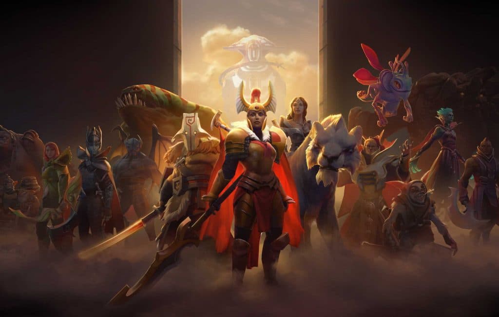 Official artwork of hero's featured in Dota 2. 