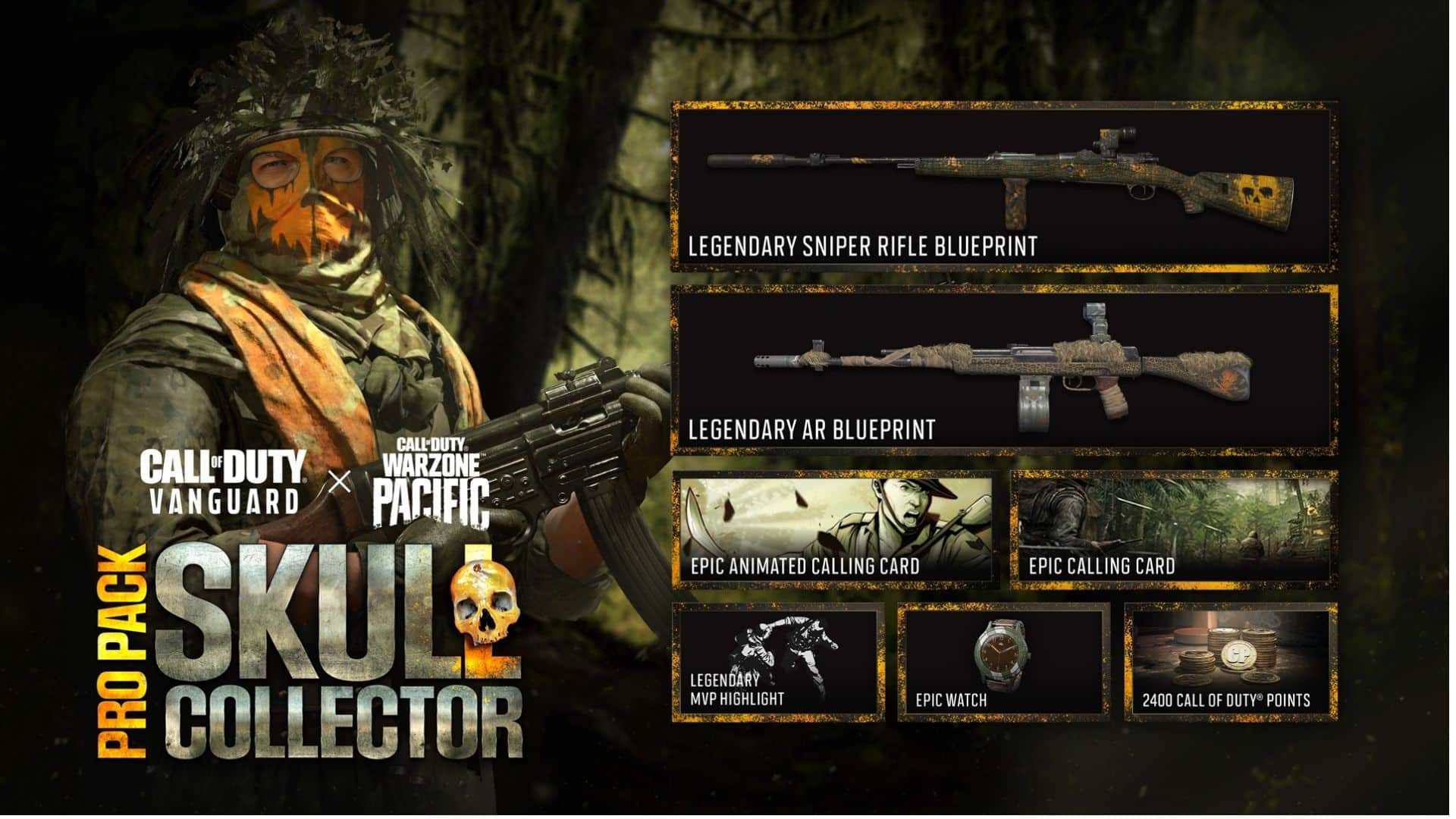 Call of Duty®: Vanguard - Skull Collector: Pro Pack no Steam