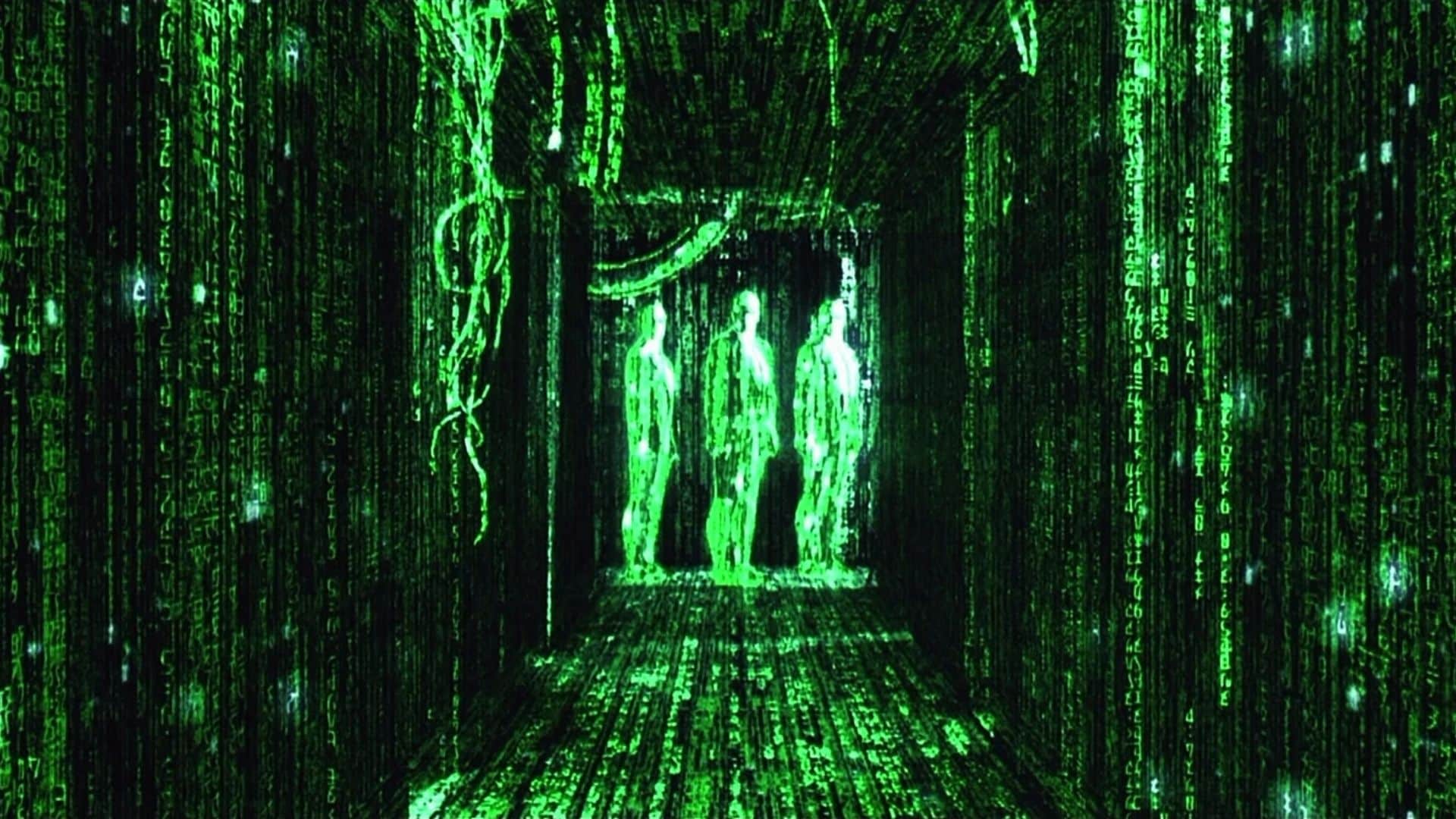 neo seeing the matrix code