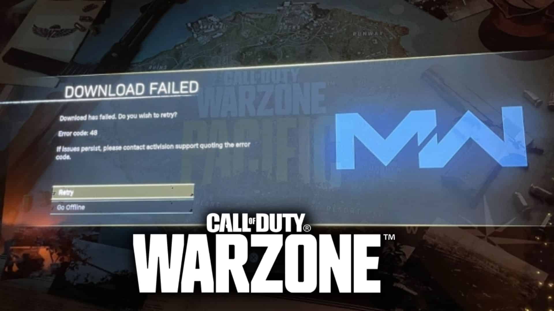 How To Fix Error Code 48 In Call Of Duty Warzone Dexerto 