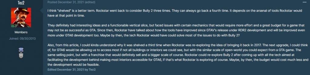 Bully 2 após GTA 6: Rumores e esperanças para o futuro da Rockstar