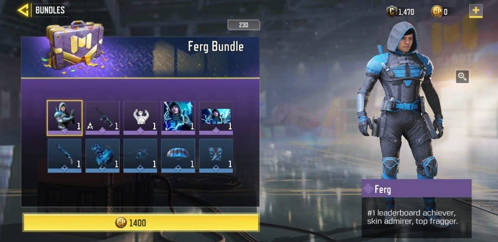 CoD Mobile iFerg bundle