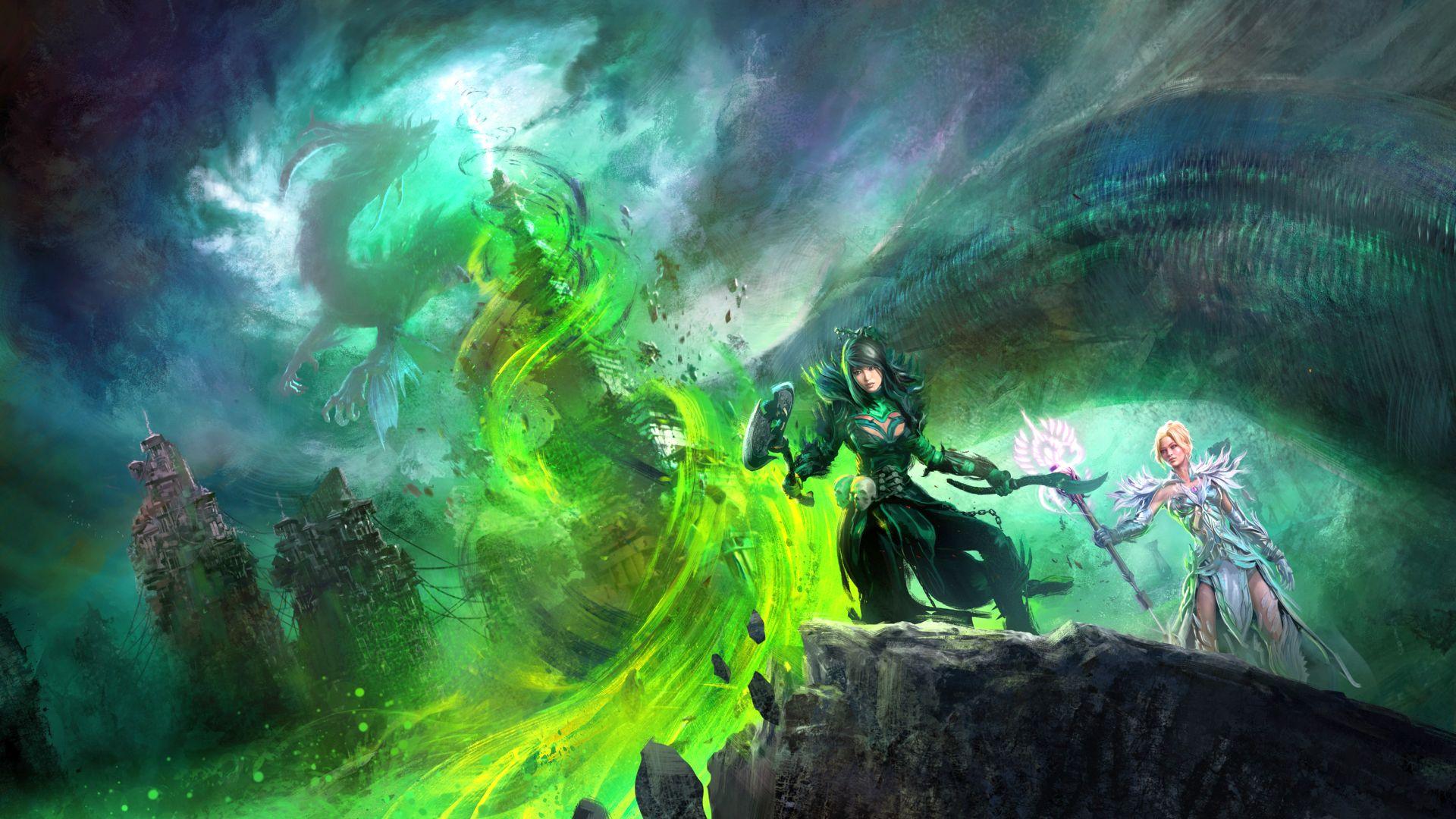 guild wars 2 end of dragons cover art