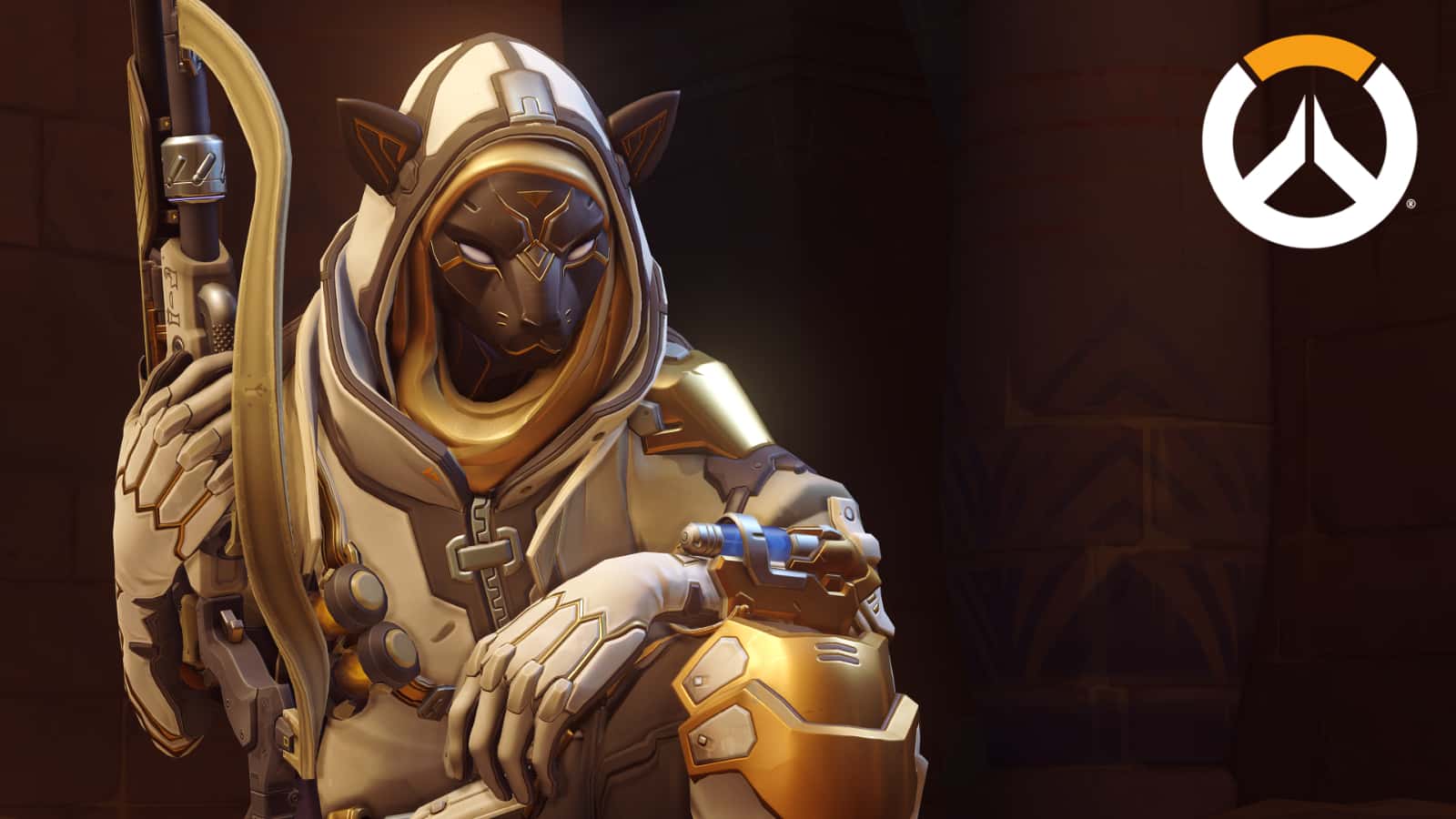 overwatch bastet ana kneeling