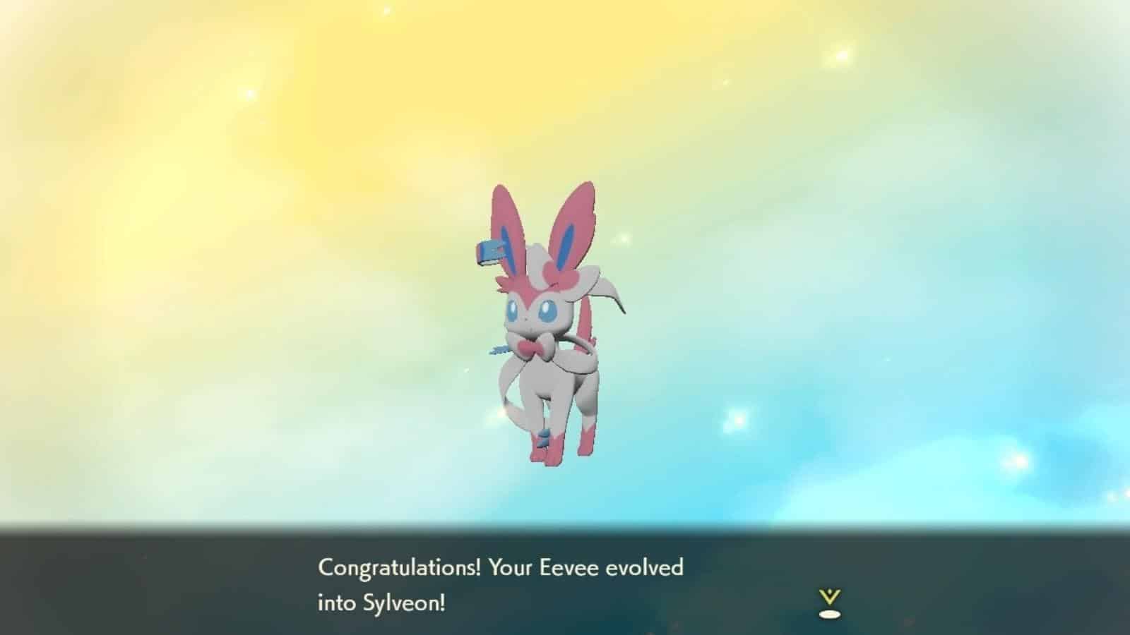 evolving sylveon in pokemon legends arceus