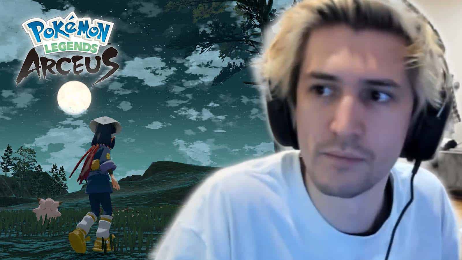 What xQc had to say about Pokemon Legends Arceus gameplay trailer