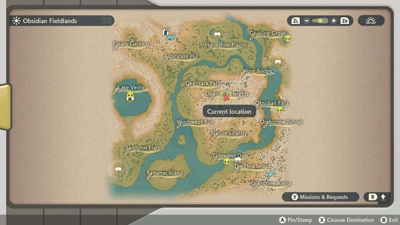 stantler location in pokemon legends arceus