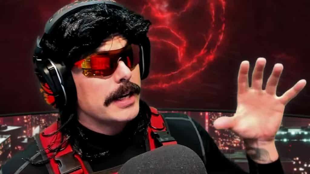 Dr Disrespect talks on YouTube stream.