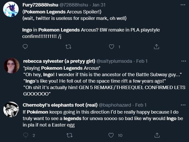 Pokemon Legends: Arceus May Be Teasing a Bigger Connection Between the Unova  and Sinnoh Regions