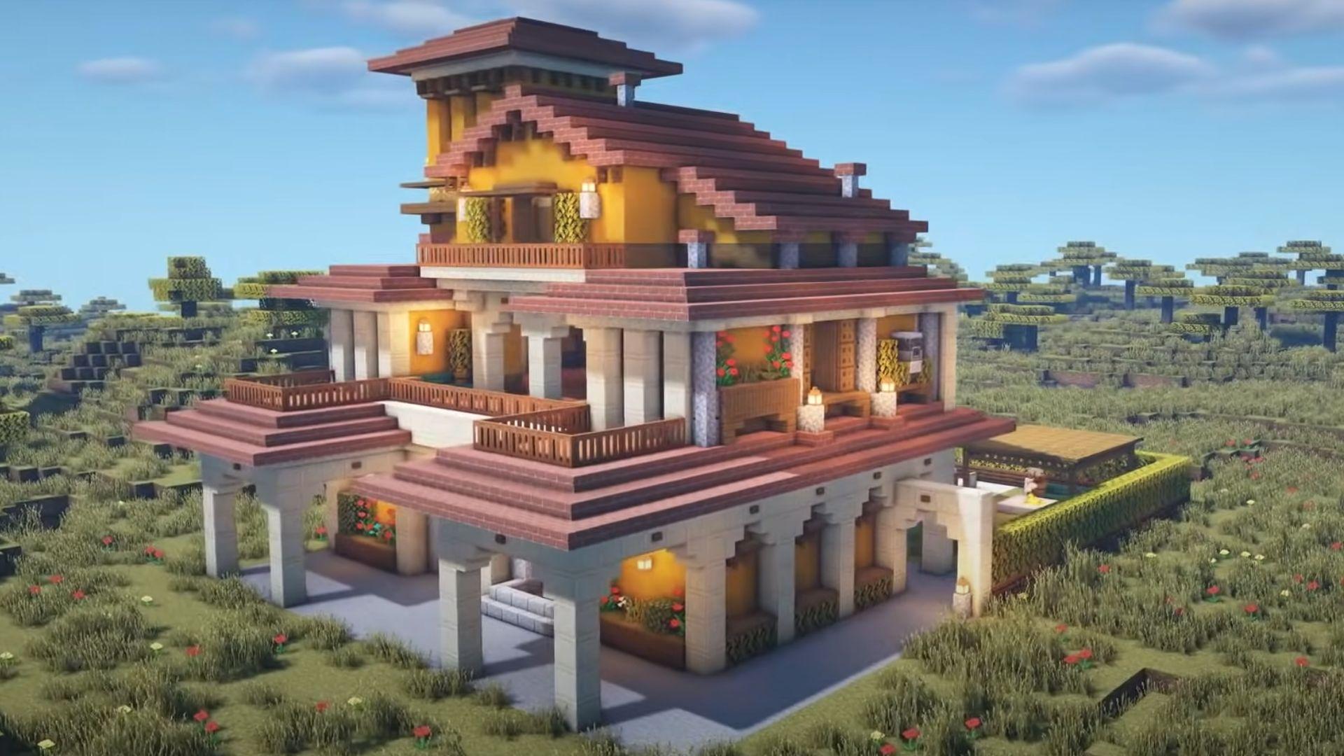 Minecraft spanish villa