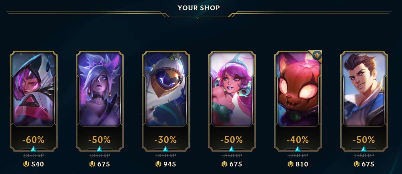 Your Shop Is Back In The League Of Legends Client LoL News, 53 OFF