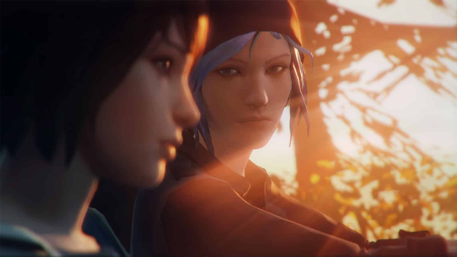 A screenshot of a queer relationship in Life Is Strange
