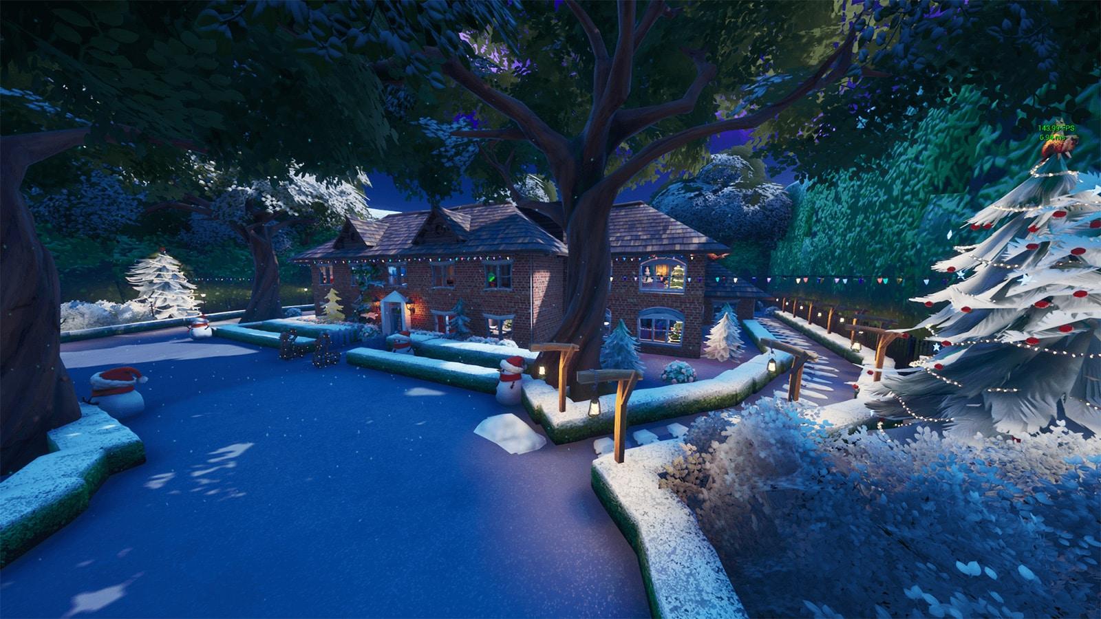 The Home Alone Prop Hunt map in Fortnite