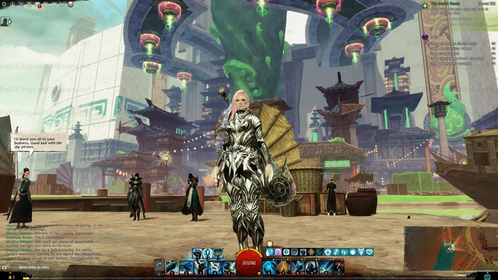 guild wars 2 end of dragons guardian trait line class stands in new kaineng docks