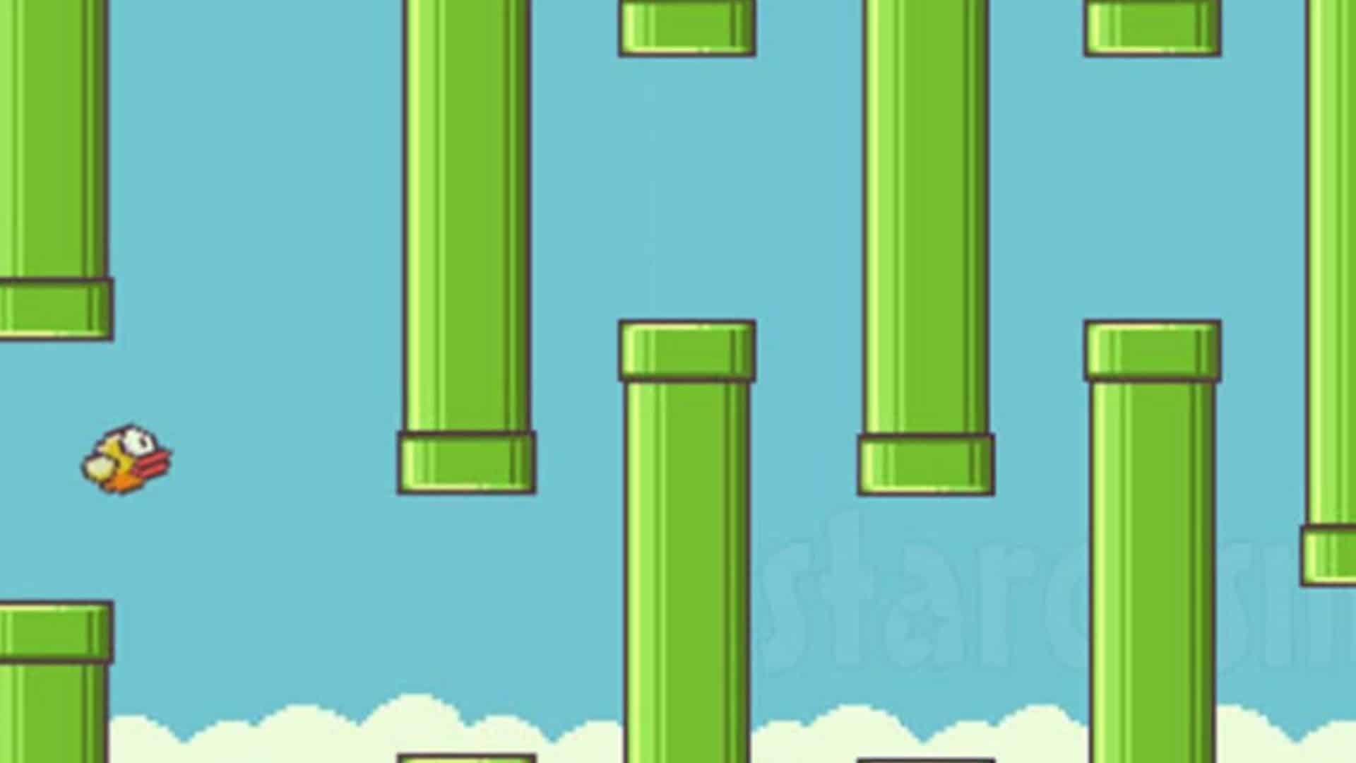 Flappy Bird столбы