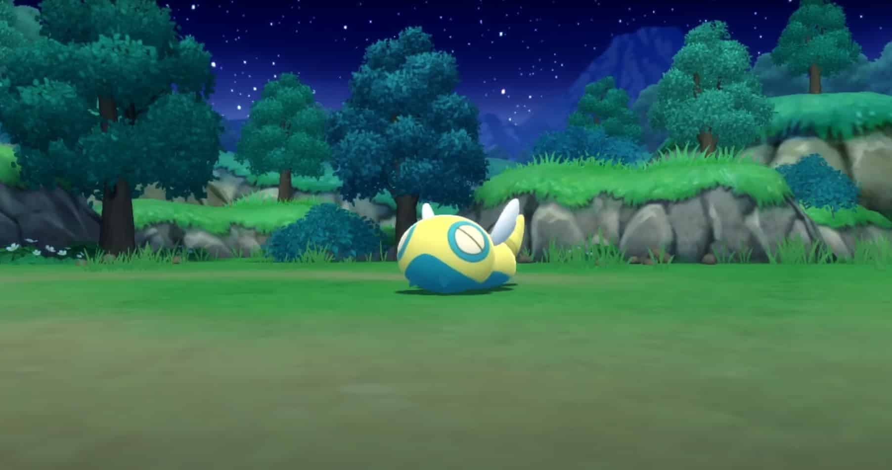 Pokemon Brilliant Diamond & Shining Pearl Dunsparce screenshot.