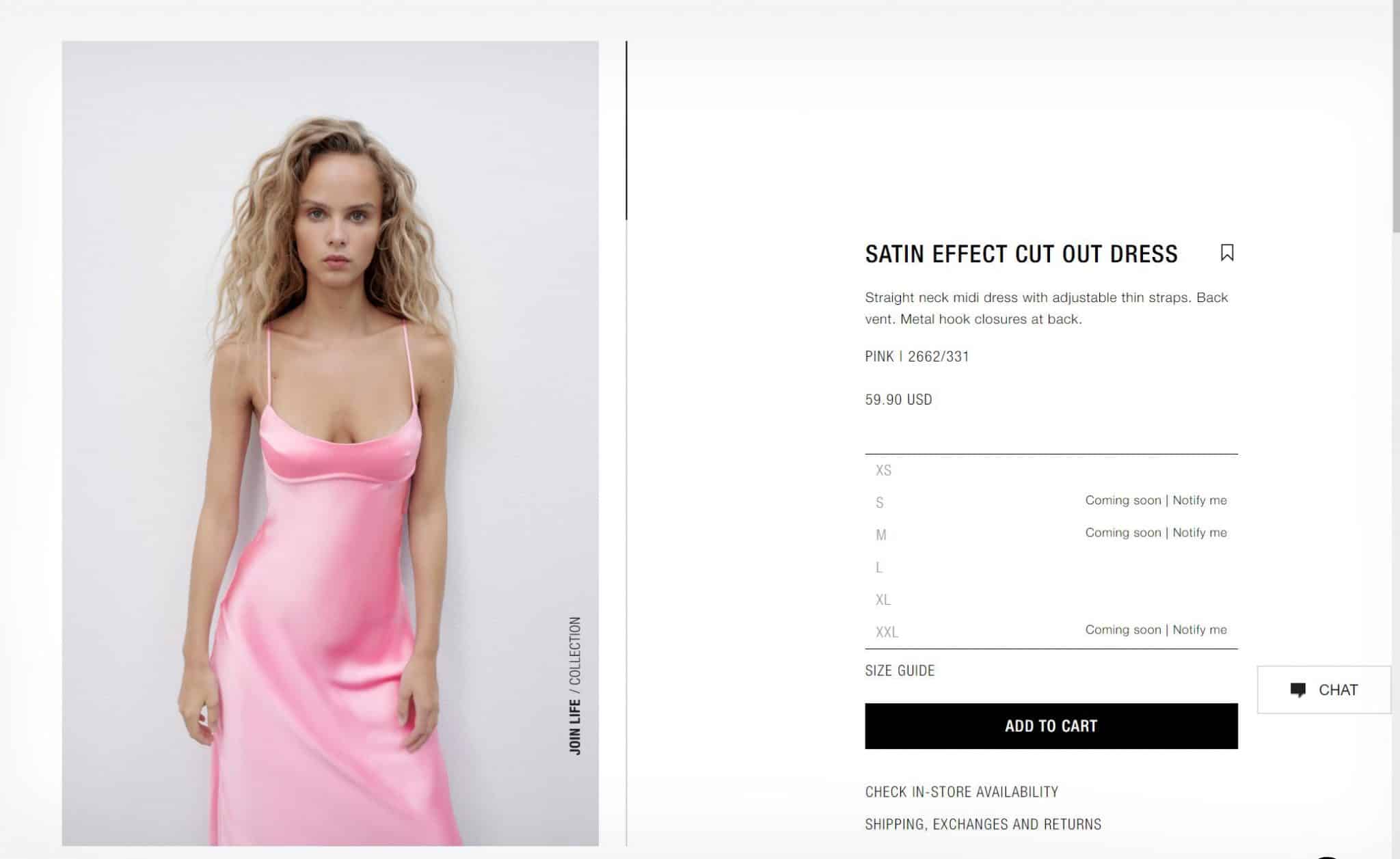 This Pink Zara Midi Dress Is Viral on TikTok & Costs Less Than $60