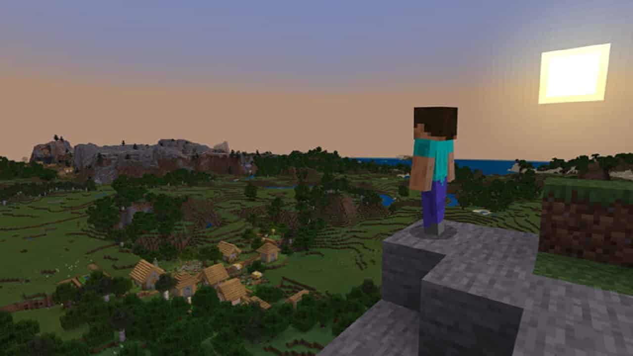 screenshot of the world in minecraft