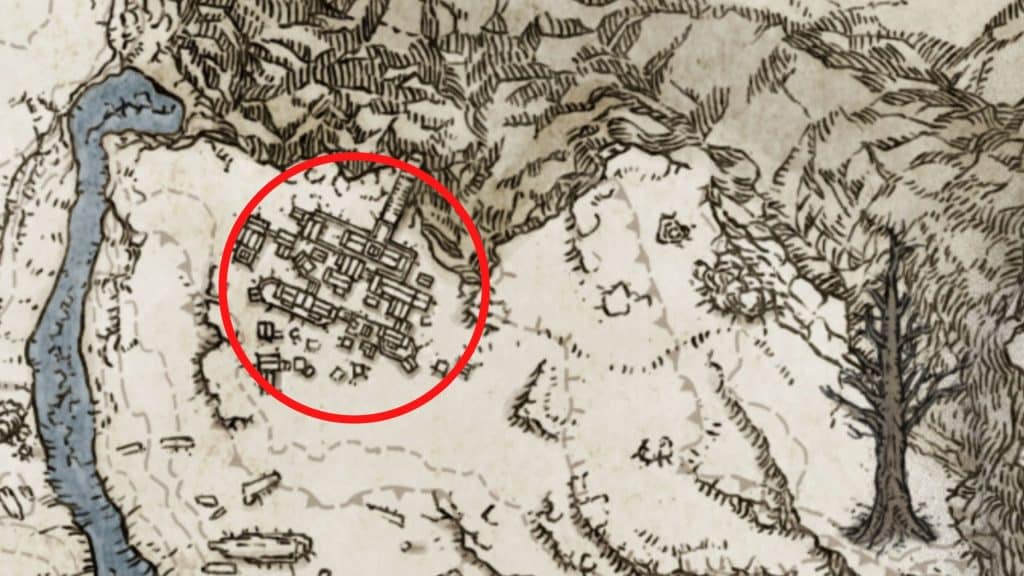 Localisation sur la carte d'Ordina, ville liturgique