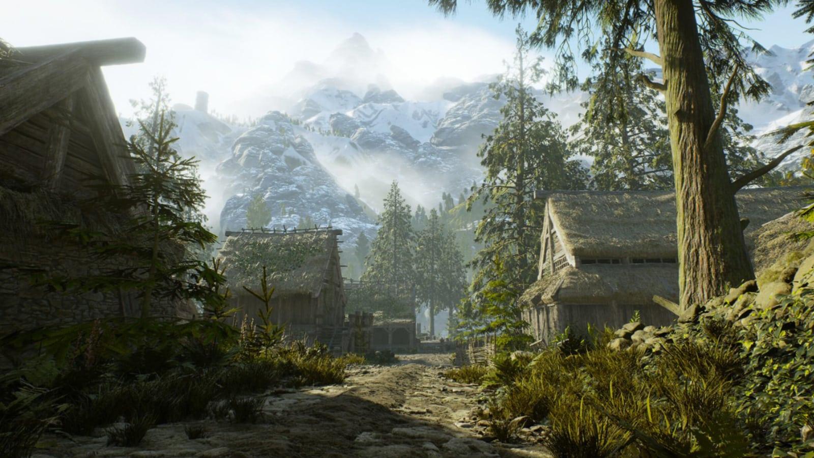 Elder Scrolls Skyrim in Unreal Engine 5 screenshot.
