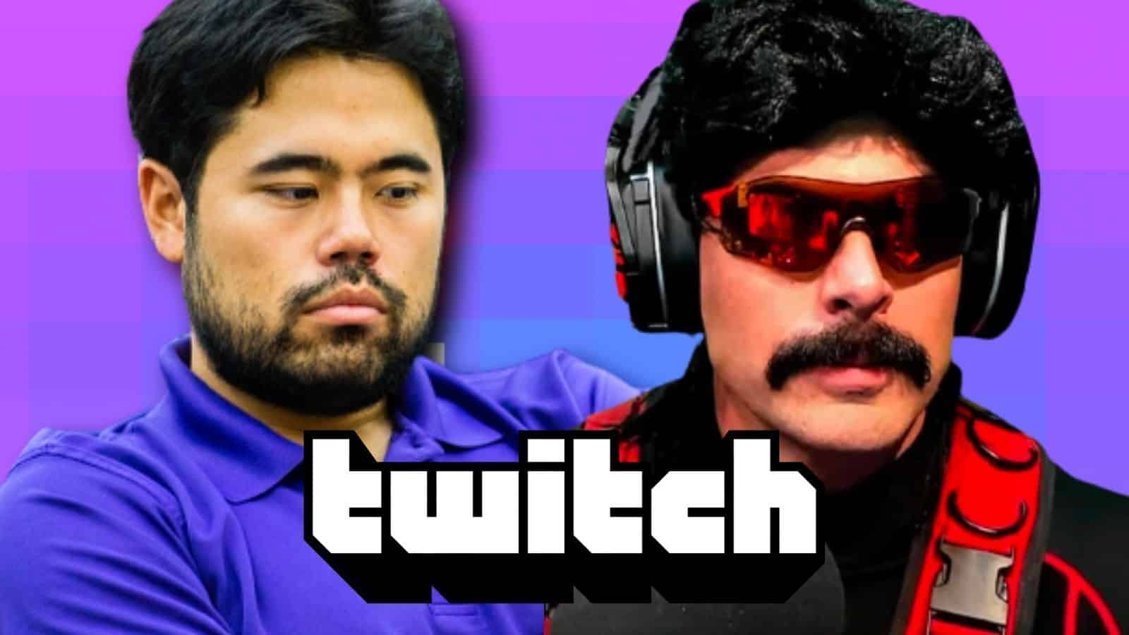 GMHikaru watches Dr DisRespect and DrLupo's chess match