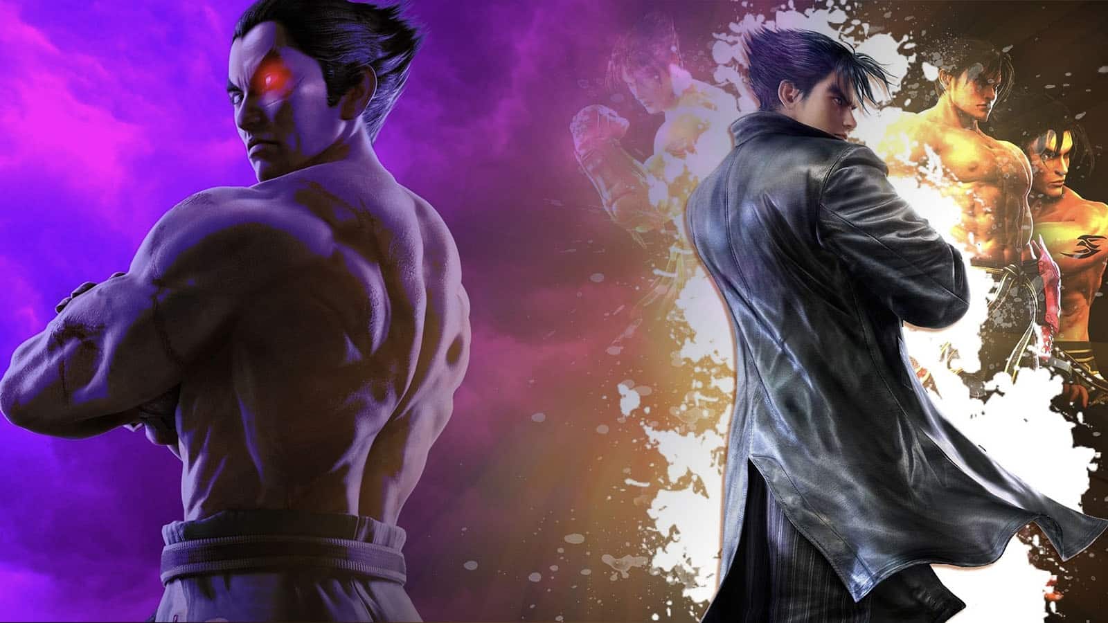 Wallpaper Games, Kazuya Mishima, Jin, Key Art, 2023 Games, Tekken