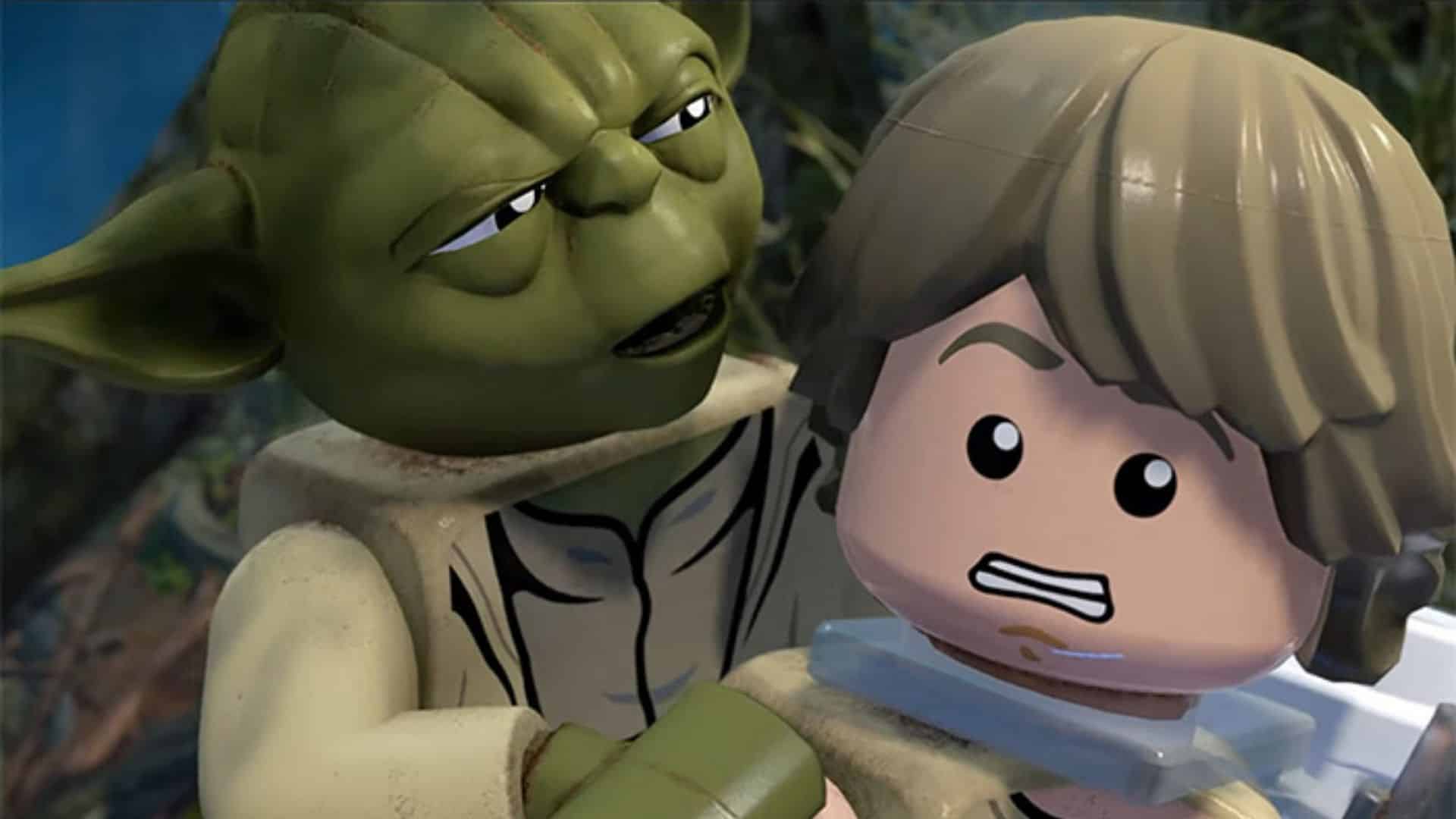 yoda talking into luke skywalker's ear