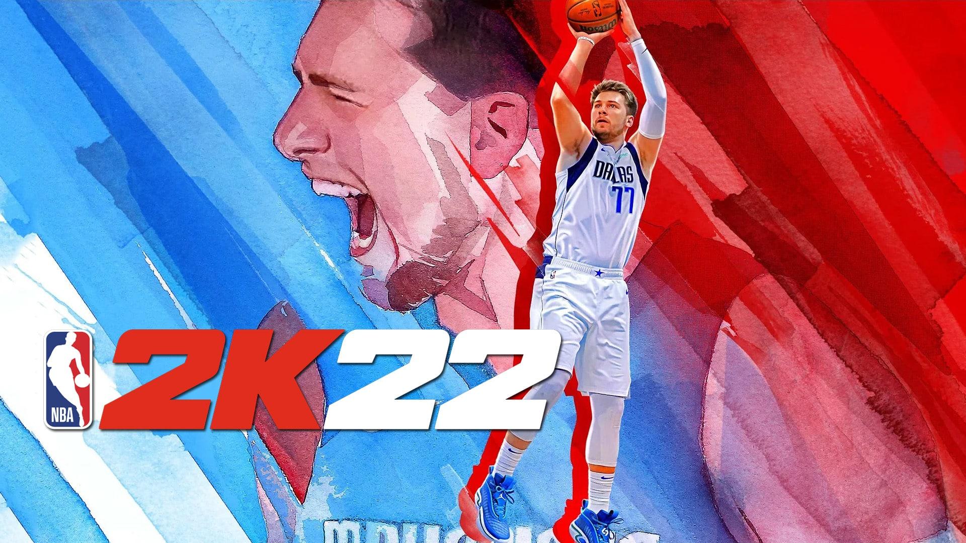 Luka Doncic as the cover athlete NBA 2K22