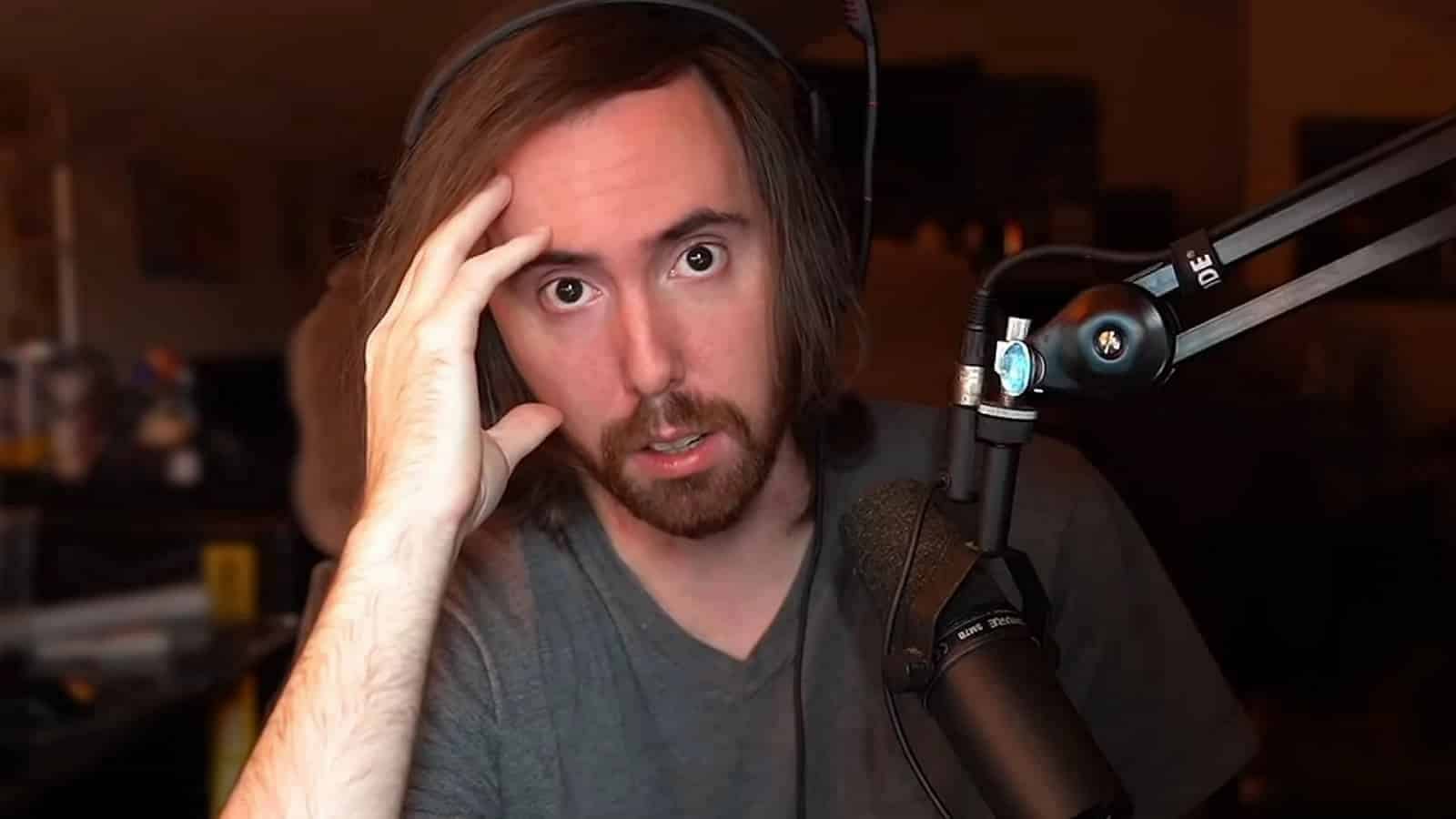 Asmongold looking annoyed