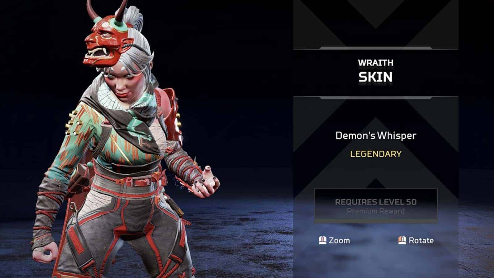 Demon Whisper skin in Apex Legends