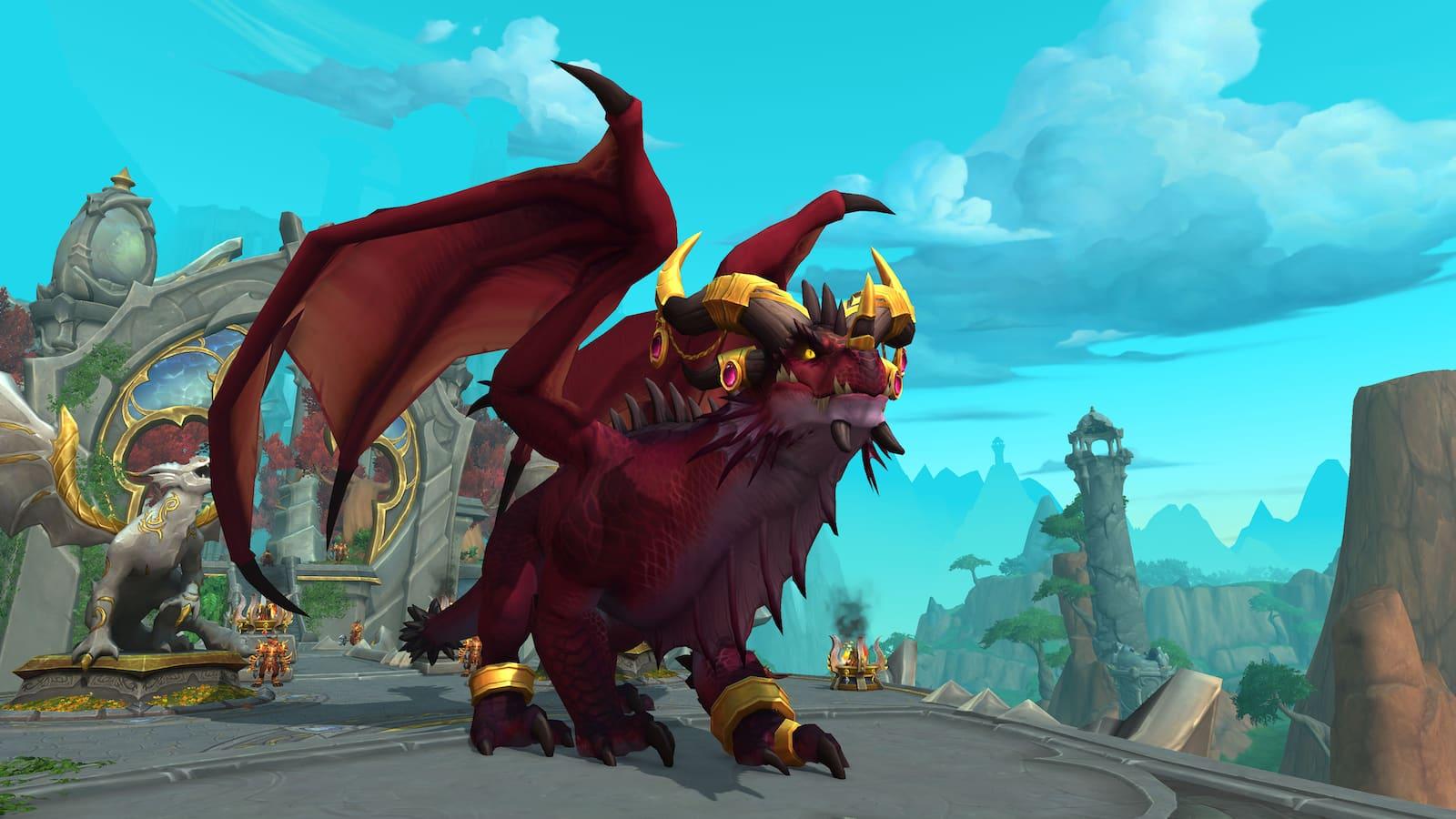 world of warcraft wow dragonslight alexstraza in dragon form