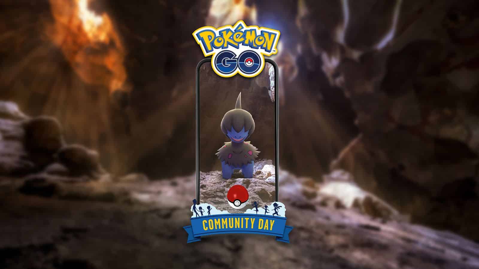 A poster for the Pokemon Go Deino Community Day Special Research
