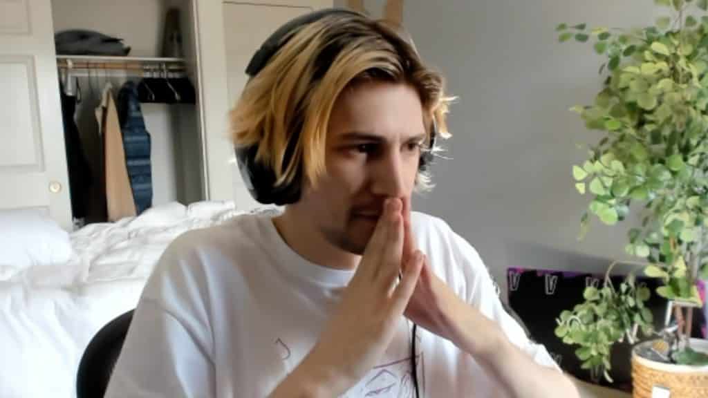 Watch: xQc stunned into silence by stream sniper who has a