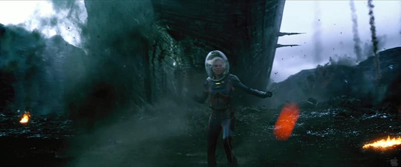 Charlize Theron running in Prometheus