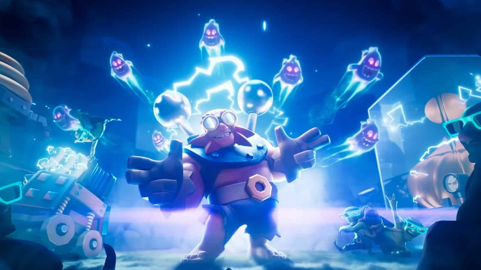 screenshot of the electro giant from the official clash royale introduction video