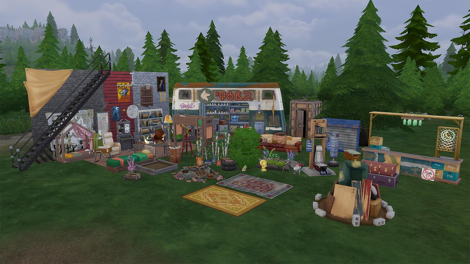The Build/Buy items in The Sims 4 Werewolves