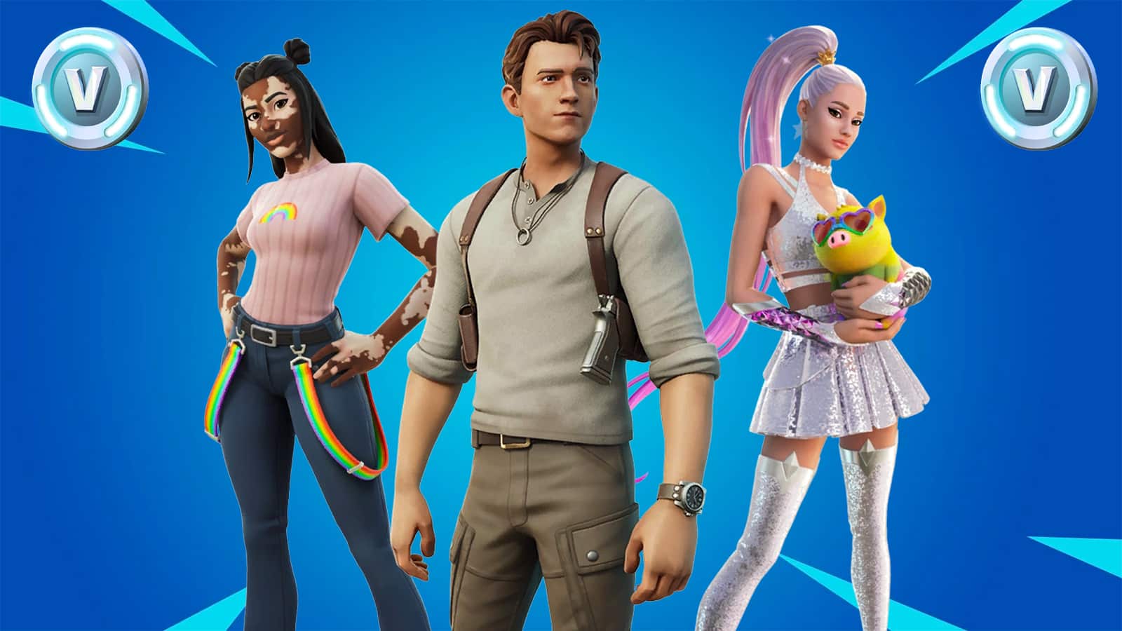 Fortnite: Battle Royale Fans - Guile and Cammy from Street Fighter
