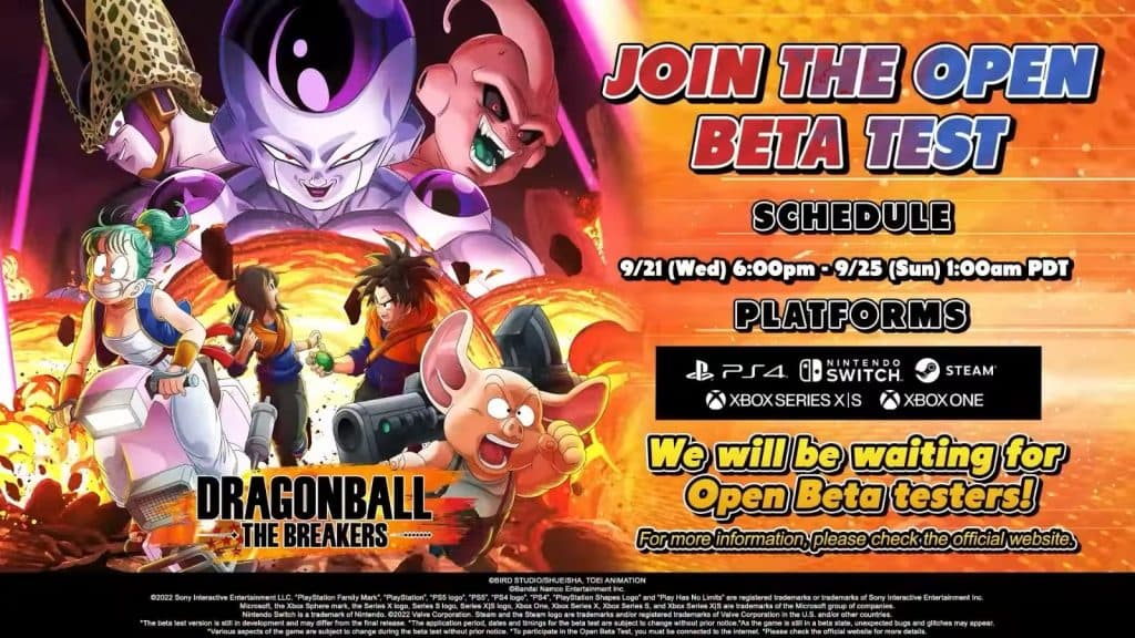 Dragon Ball: The Breakers beta and pre-registration – how to sign up
