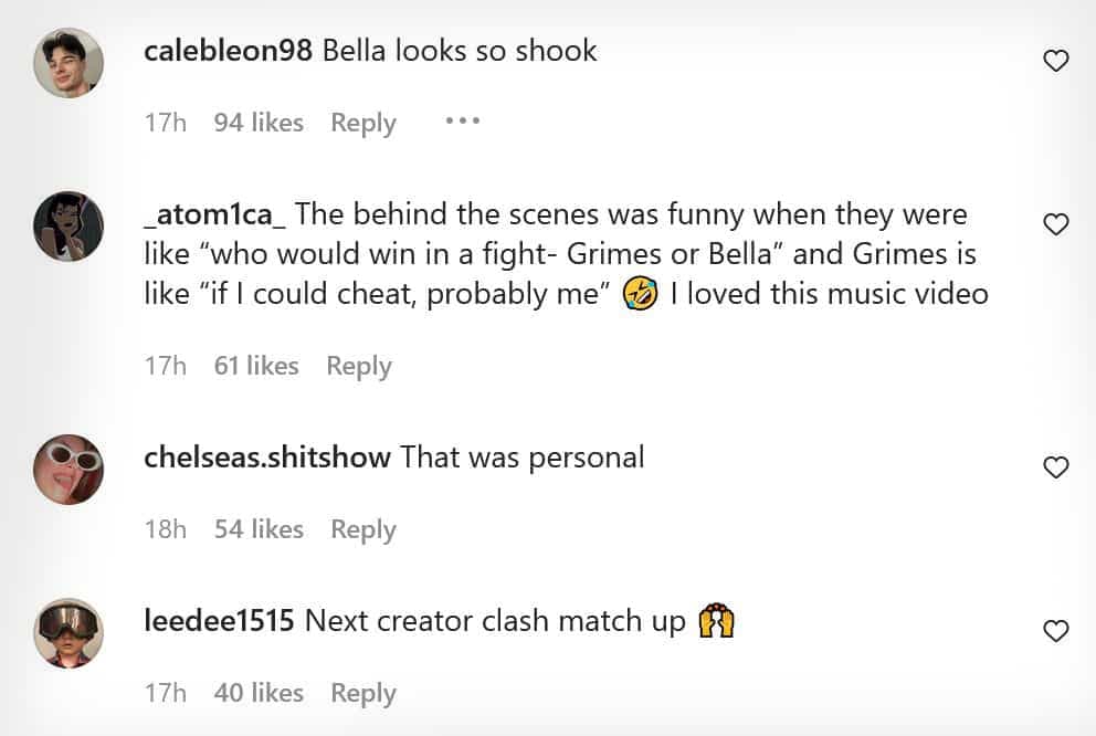 bella poarch punch reaction instagram copy