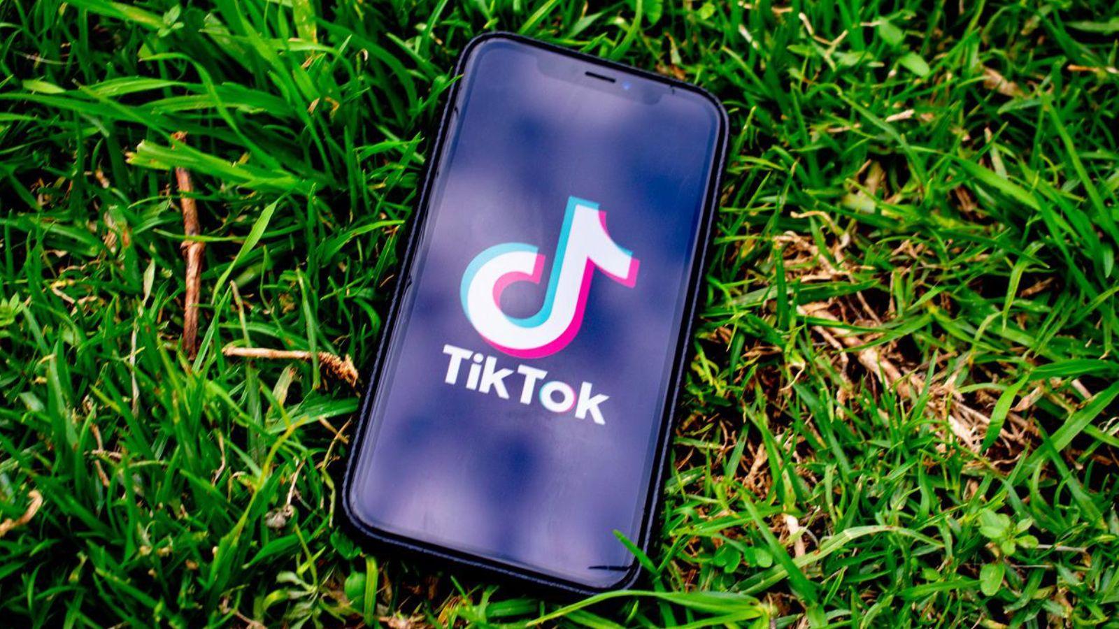 TikTok app on smartphone