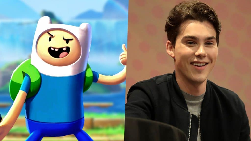 an image of Finn the Human from MultiVersus and Jeremy Shada