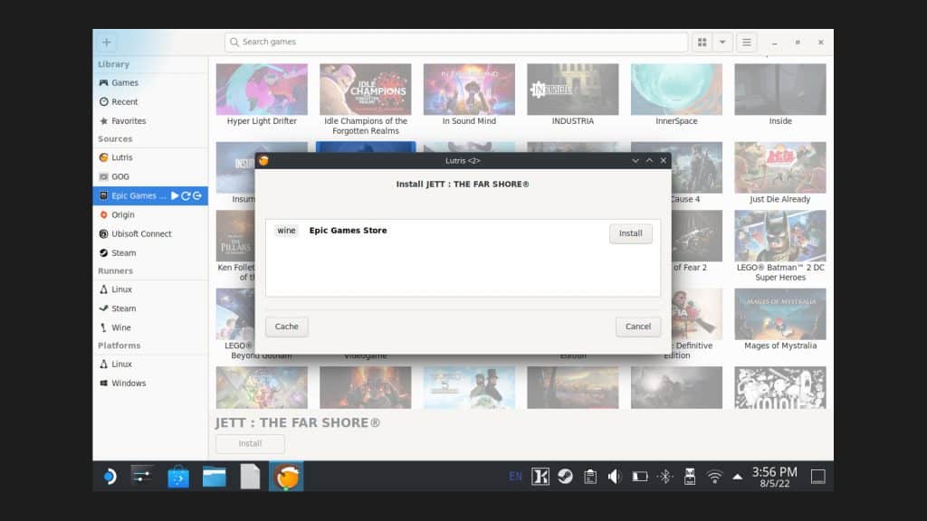 How to install Epic Games Store on Steam Deck