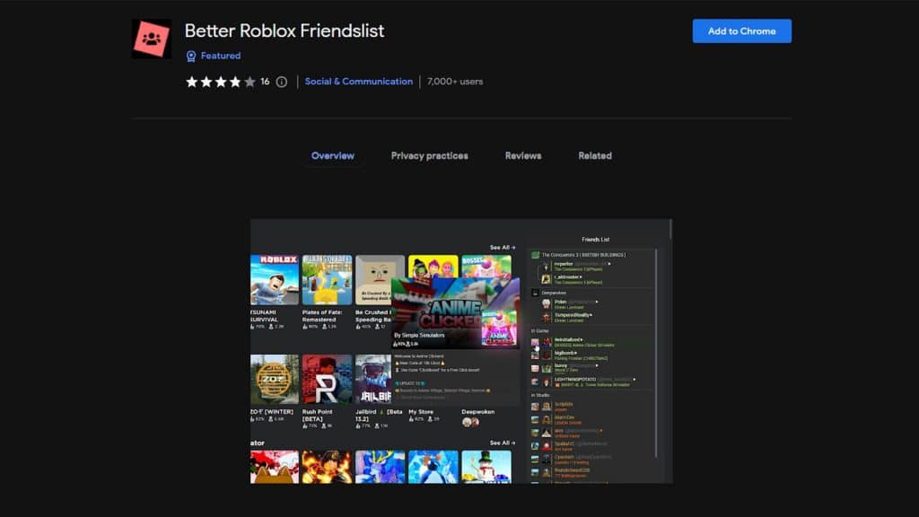 WITH THIS ROBLOX EXTENSION YOU CAN JOIN PUBLIC SERVERS VIA A LINK